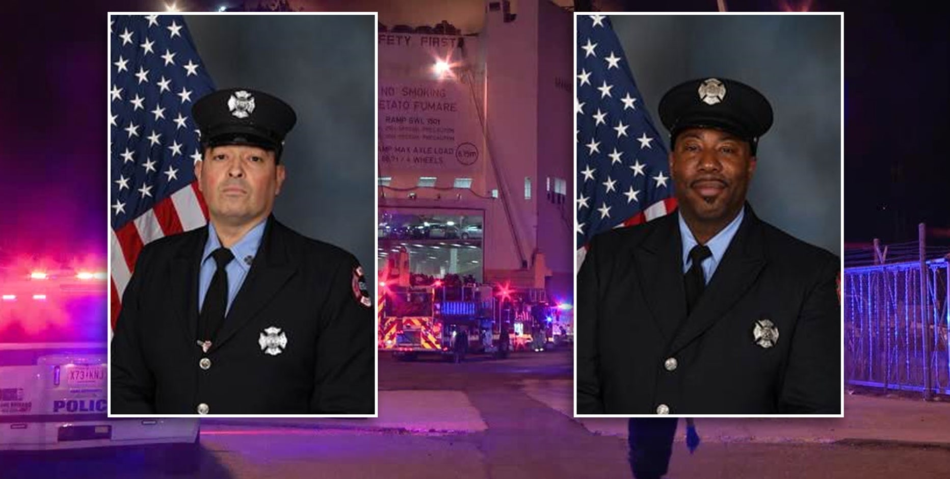 2 Newark firefighters killed while battling cargo ship fire