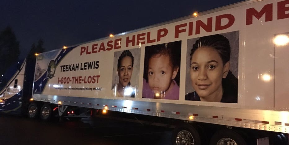 20 years later, truck displays a renewed push to find Teekah Lewis