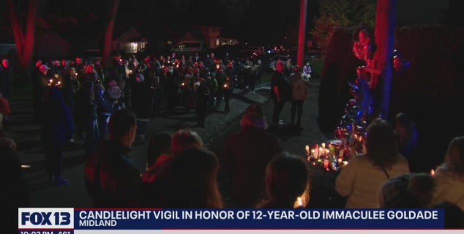 Candlelight vigil in honor of 12-year-old girl killed in Midland hit-and-run