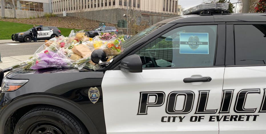 'We'll take it from here'; Everett community reacts to officer killed in line of duty