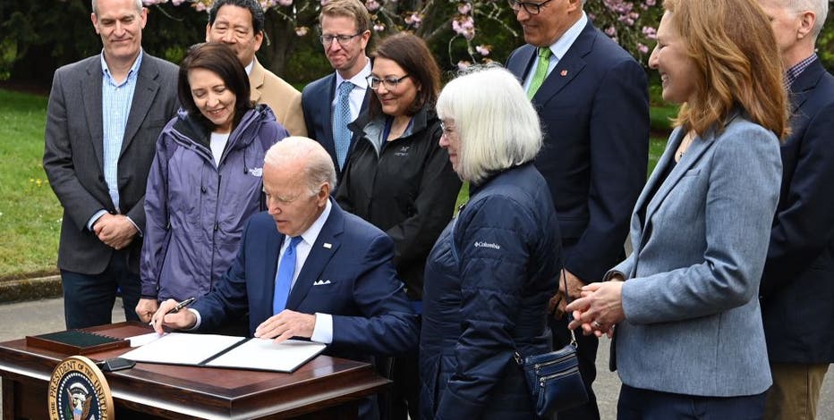 Biden visits Seattle on Earth Day: President signs order to protect old-growth forests from fire