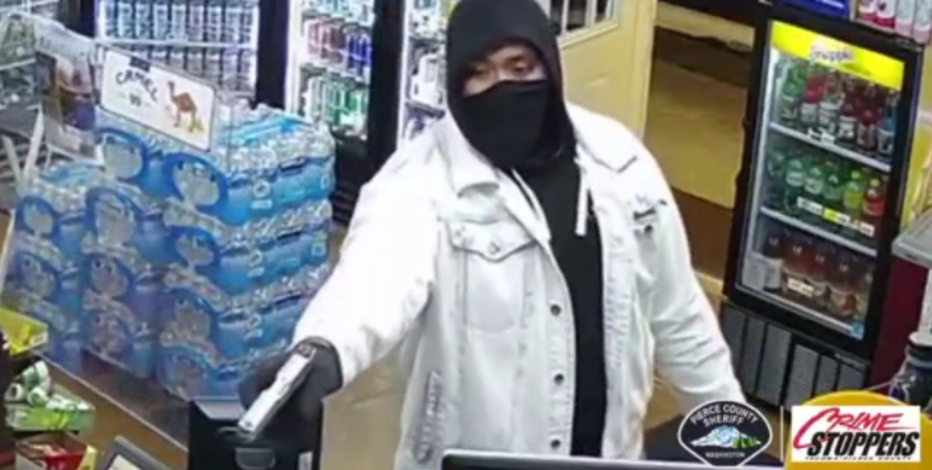 Detectives ask for help identifying armed robbery suspect in Puyallup