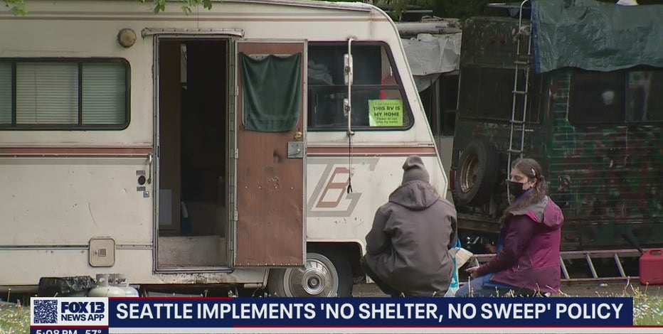 'We don’t do sweeps here in Seattle:' City implements no shelter, no sweep policy