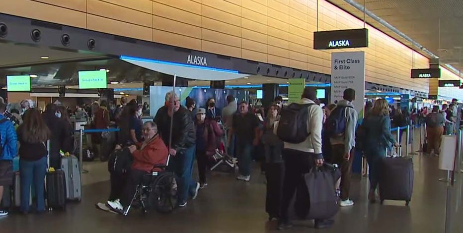 Dozens of flights delayed, canceled at Sea-Tac Airport for Memorial Day weekend
