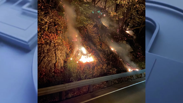 Bolt Creek Fire approaches US 2; crews shut down part of highway