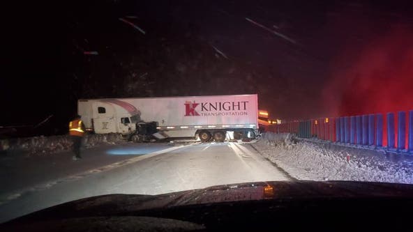 I-90 West closed near Cle Elum, East closed at North Bend after multiple spinouts and collisions