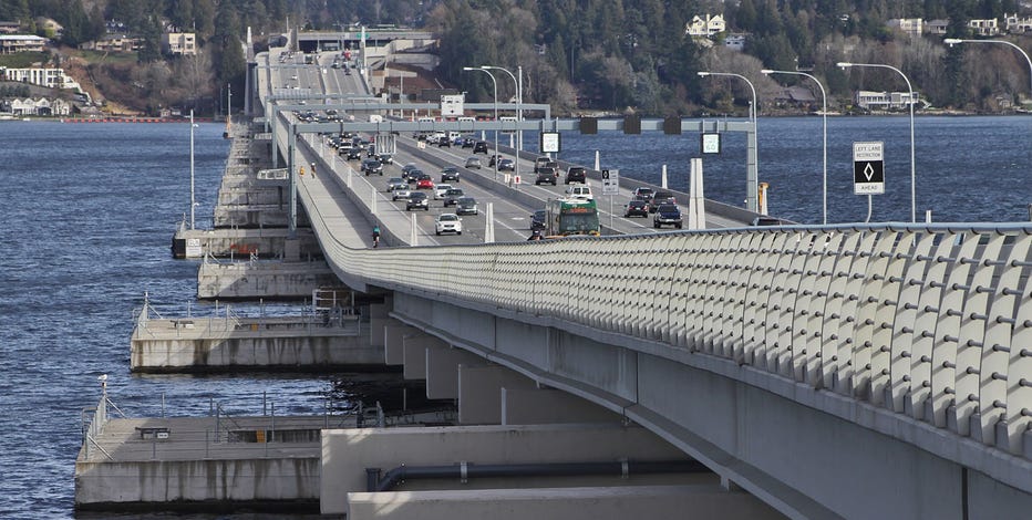 SR 520 floating bridge, Trail will be closed for construction work this weekend