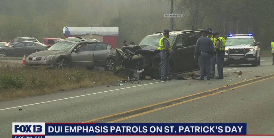 Washington State Patrol braces for high DUI arrests numbers St. Patrick's Day weekend