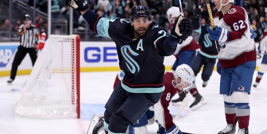 Jordan Eberle OT goal gives Kraken 3-2 win in Game 4 to even series with Avalanche