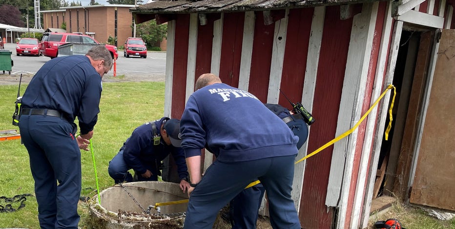 12-year-old rescued after falling 20 feet down a well during recess in Marysville