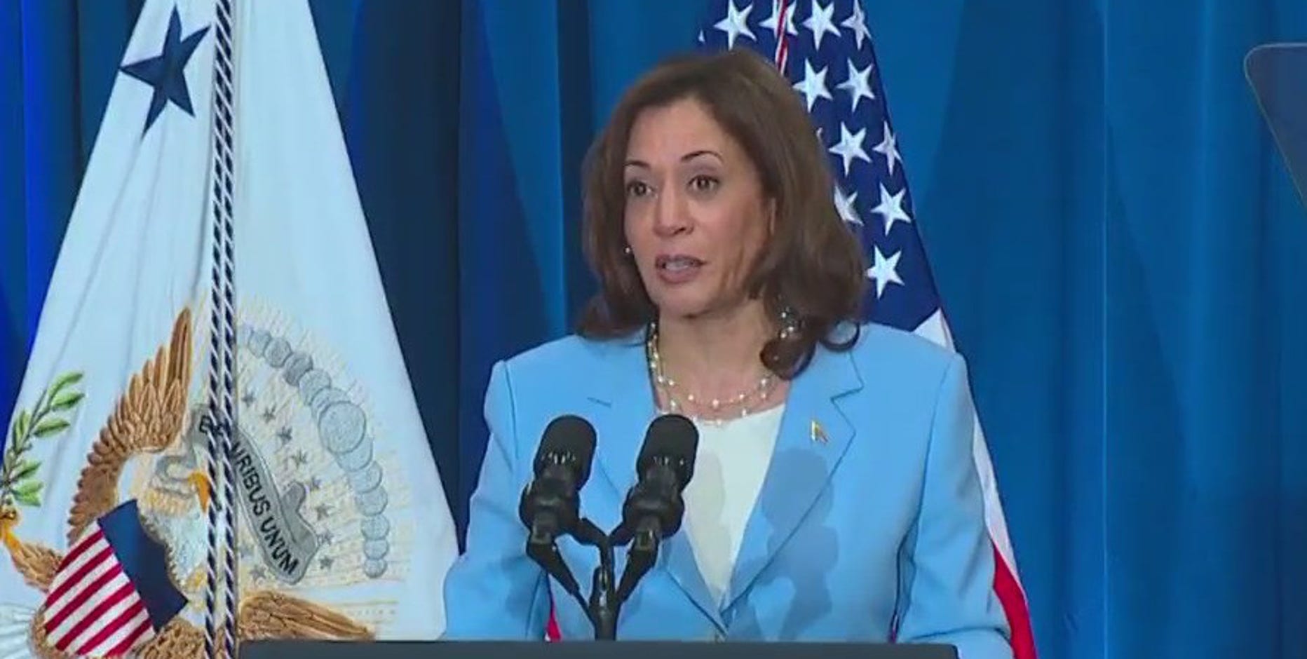 Vice President Kamala Harris visits Seattle, discusses climate change actions