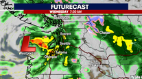 Seattle weather: Heavy downpours Tuesday, wind and rain Wednesday