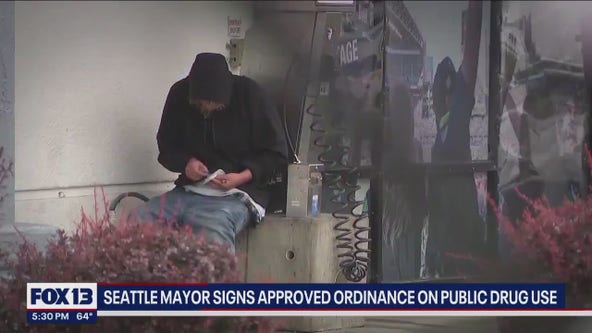 Seattle mayor signs approved ordinance that allows city attorney to prosecute open drug use