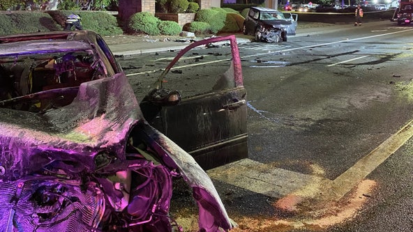 Serious crash in Auburn sends three to the hospital, investigation underway