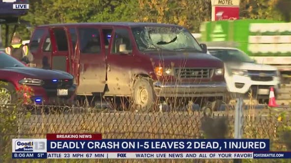 Rogue tire fatally strikes van, killing two on I-5 near Joint Base Lewis-McChord