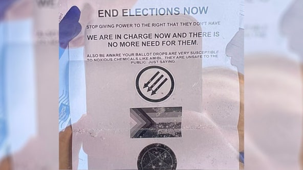 Envelopes filled with white powder mailed to multiple county election offices across Washington