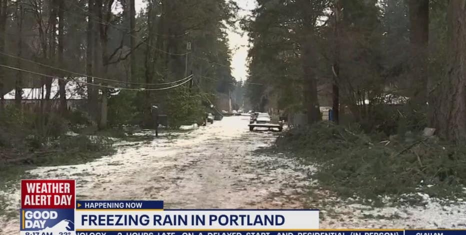 An ice storm bears down on the Pacific Northwest as East and South battle bitter cold