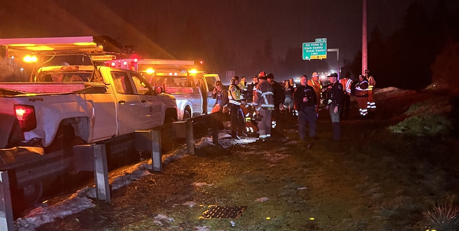 'We're angry': 6 WSDOT workers hospitalized after DUI driver crashed into Vancouver worksite