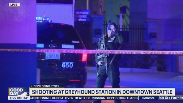 SPD: Two juveniles arrested following Greyhound bus station shooting; woman injured