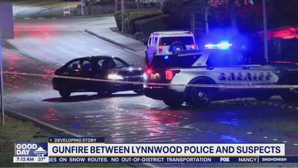 Gunfire exchanged between police, suspects in Lynnwood: Investigation underway