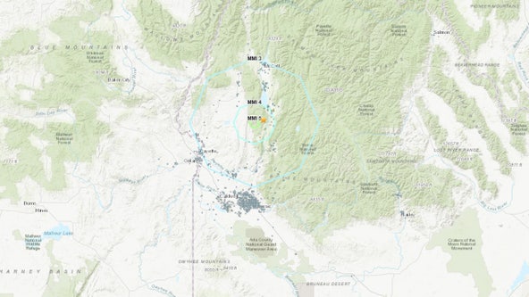 Magnitude 4.9 earthquake shakes Idaho, but no injuries reported