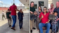 Man with world's largest feet receives new, custom shoes
