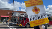 Boeing firefighters hit picket lines as WA strike deadline looms