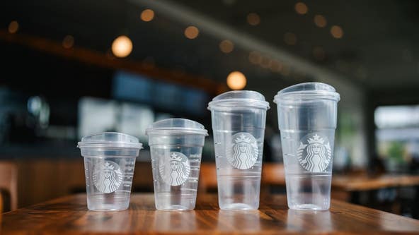 Starbucks is introducing a cold drink cup made with less plastic