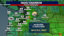Seattle Weather: Mild day with increasing clouds, later showers Friday