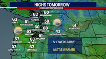 Seattle Weather: Tapering showers Wednesday morning, drier afternoon
