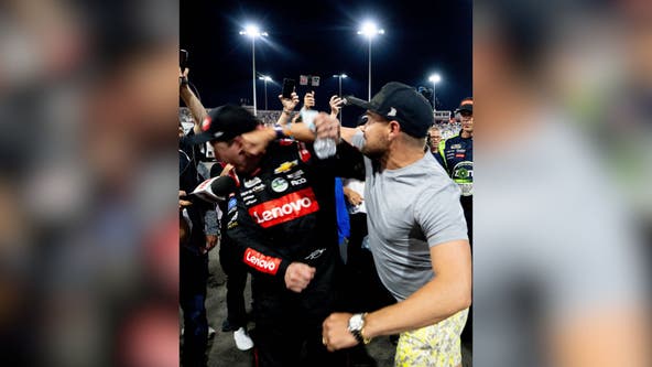 NASCAR All-Star Race crash leads to brawl between Ricky Stenhouse Jr and Kyle Busch