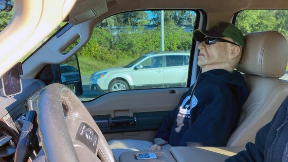 WSP: Man stopped for driving in HOV lane with medical dummy