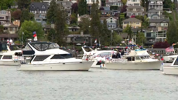 Hundreds gather for the 103rd Opening Day of Boating Season in Seattle