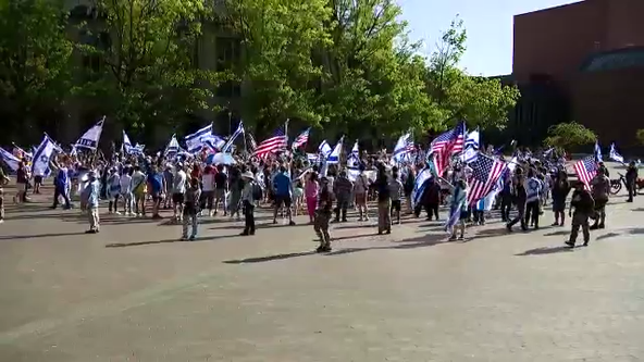 LIVE UPDATES: Pro-Israel protest at University of Washington campus