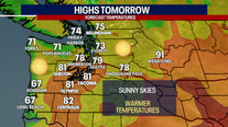 Seattle Weather: Warmer temperatures and sunshine Tuesday