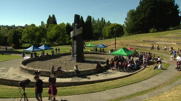 Healing garden for gun violence victims unveiled by Seattle city leaders