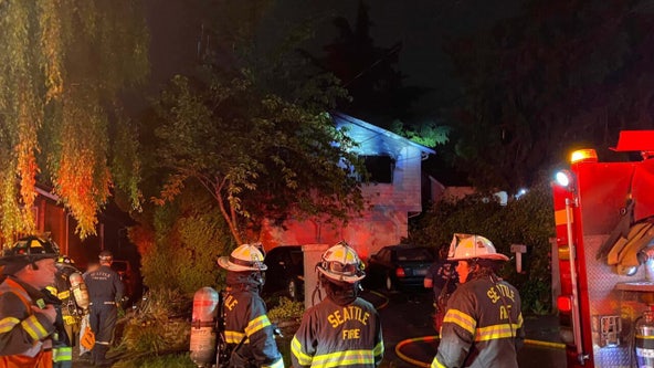 90-year-old man in critical condition after West Seattle house fire
