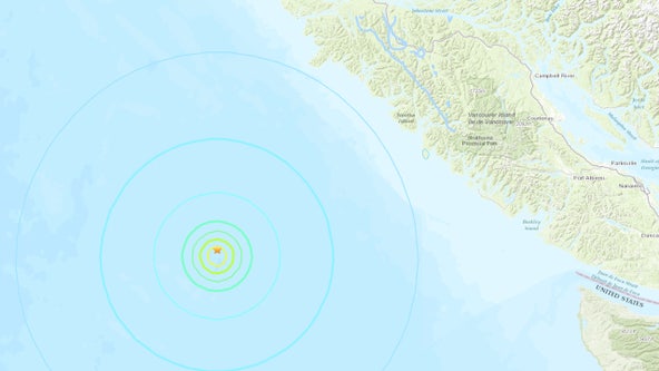 5.7 magnitude earthquake strikes near Vancouver Island