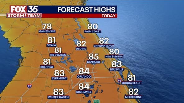Orlando forecast: Highs in the 80s to kick off February in Central Florida