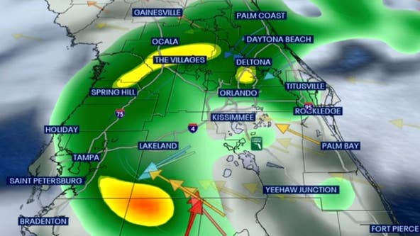 Orlando weather: System impacting Florida to bring rain, possibly thunderstorms