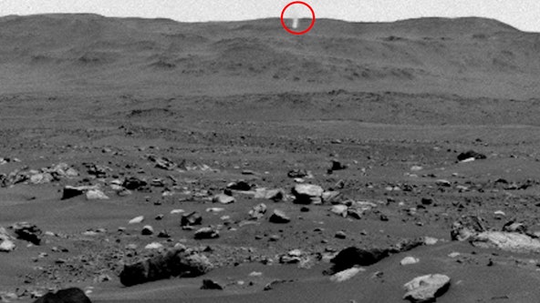 NASA Mars rover spies 200-foot-wide dust devil moving across red planet's surface