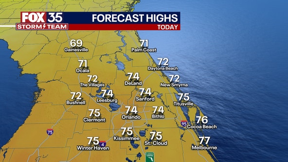 Orlando weather: Another chilly start to the day in Central Florida but a warm-up is on the way