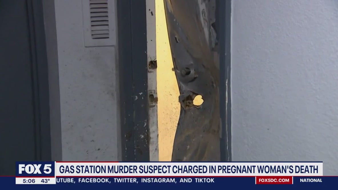 Gas station murder suspect charged in pregnant women's death