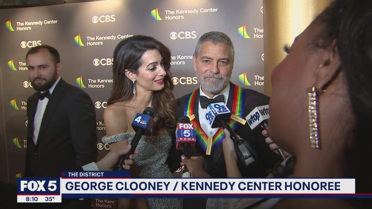 George Clooney, Gladys Knight on star-studded red carpet at Kennedy Center Honors