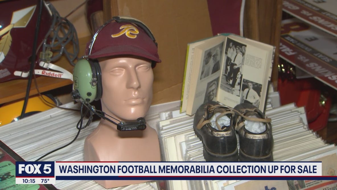 Washington Football memorabilia collection up for sale