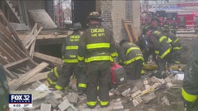 Worker dies after building partially collapses in Bronzeville