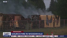 Fire destroys Woodinville church
