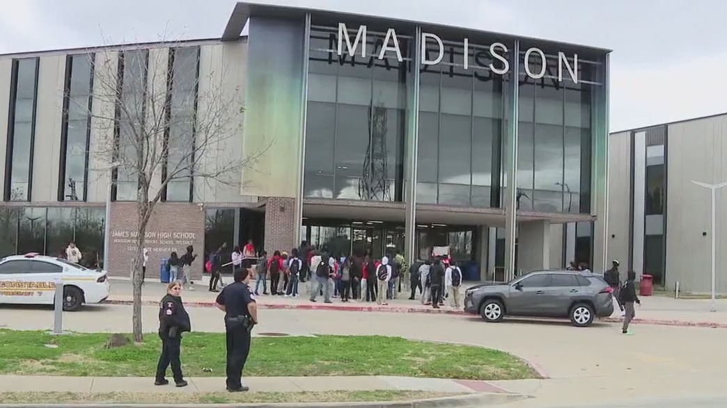 Madison High School students walk out after new cell phone policy