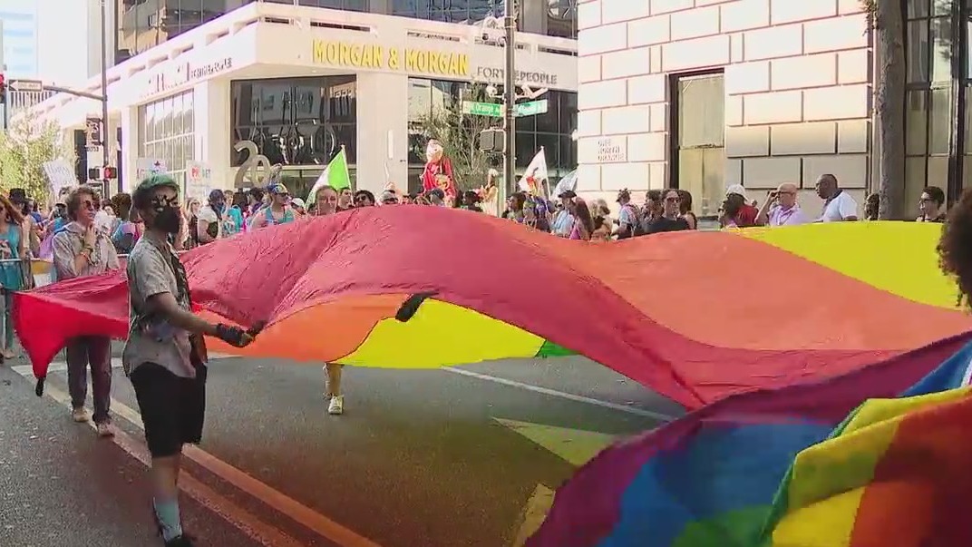 Thousands celebrate pride parade in downtown Orlando