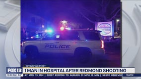 Man shot multiple times near downtown Redmond, police looking for suspect